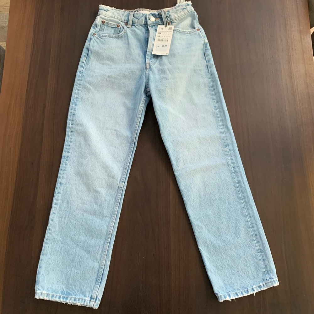 NWT Zara High Rise Ankle Lenght Jeans